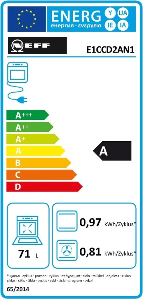 NEFF Herd-Set XE4I Bestehend Aus: E1CCD2AN1, M46BR60N0 5 NEFF Herd-Set XE4I Bestehend Aus: E1CCD2AN1, M46BR60N0 - Image 3