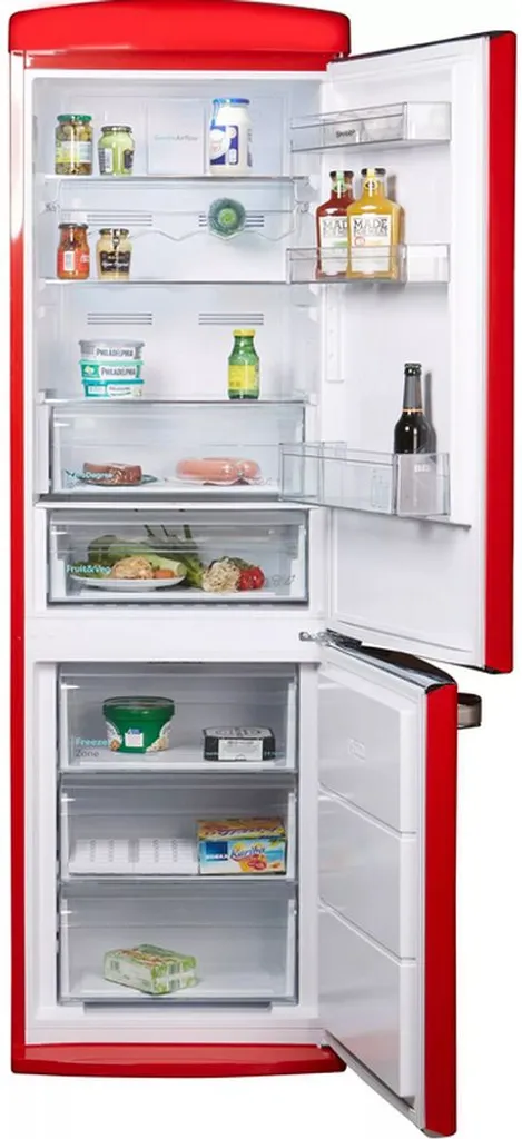 Sharp - SJ-RA10RMXRD-EU - Kühl-Gefrierkombination - Retro Desing - Rot - NoFrost 4 Sharp - SJ-RA10RMXRD-EU - Kühl-Gefrierkombination - Retro Desing - Rot - NoFrost - Image 2