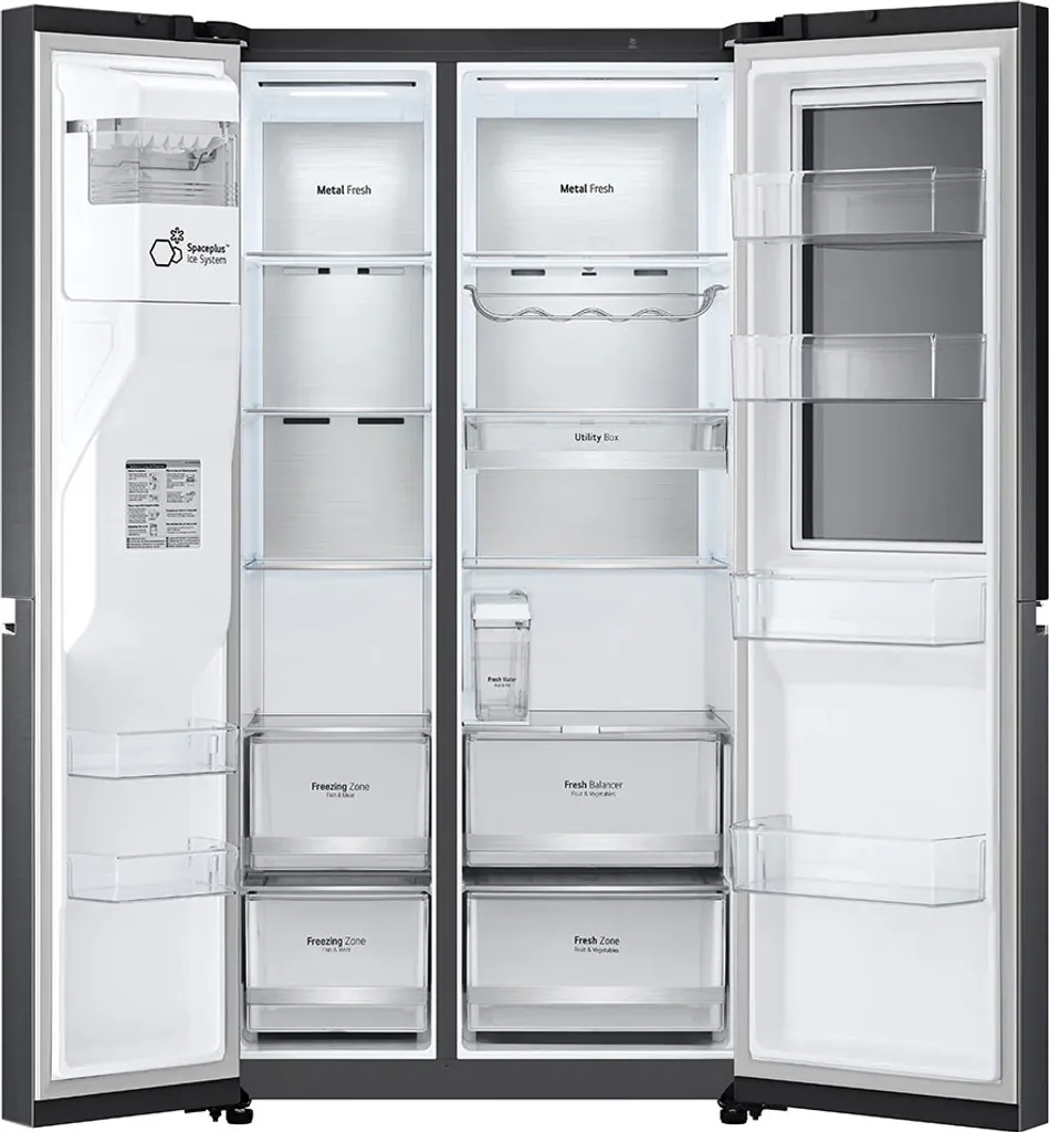 LG GSXV91MCAE SidebySide Mit InstaView Door-in-Door, Eis , 635L Schwarz 3 LG GSXV91MCAE SidebySide Mit InstaView Door-in-Door, Eis , 635L Schwarz