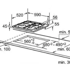 Siemens EO6B6PB10 Gaskochfeld Schwarz Hartglas GAS KOCHFELD HERD -Angebote Herd Liebe Store eb2e3d234e8b704c5a723d7277deeb57