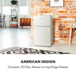 Klarstein Big Daddy Cool Kühl-Gefrier-Kombination , Fassungsvermögen: 87 Liter , Kühlschrank: 61 Liter , Gefrierschrank: 26 Liter , 2 Ebenen , Freezer-on-Top , Crisper-Fach Für Gemüse , Flaschenfach Bis 2 Liter , Weiß 12 Klarstein Big Daddy Cool Kühl-Gefrier-Kombination , Fassungsvermögen: 87 Liter , Kühlschrank: 61 Liter , Gefrierschrank: 26 Liter , 2 Ebenen , Freezer-on-Top , Crisper-Fach Für Gemüse , Flaschenfach Bis 2 Liter , Weiß -Angebote Herd Liebe Store ec038cc44bab7928406e1a7c3ef69567