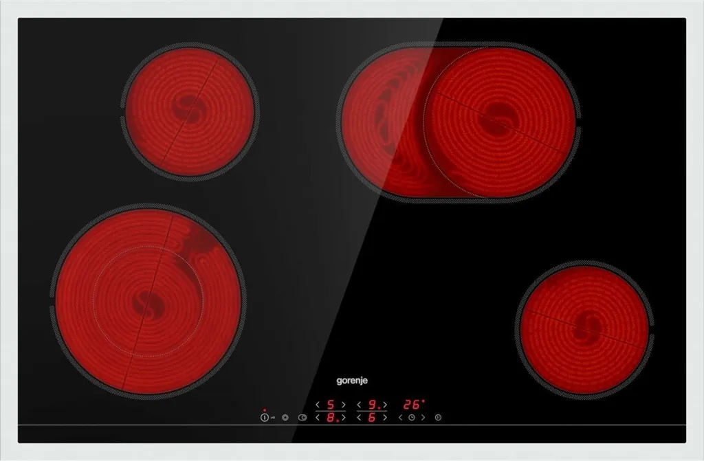 Gorenje ECT 843 BX Elektro-Kochfelder - Schwarz 4 Gorenje ECT 843 BX Elektro-Kochfelder - Schwarz - Image 2