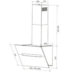 Dunstabzugshaube 90cm ECCO909S -Angebote Herd Liebe Store ecc5b0843371e9a498fcf80edca2de95