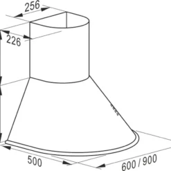 Kaiser A 9423 BE Eco Retro Wandhaube Dunstabzugshaube 90 Cm 910 M³/h 3 Stufen Abluft Umluft -Angebote Herd Liebe Store ee45a68804df601b7c680256a770ccaf