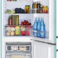 Amica KGCR 384 150 T Kühl-/Gefrierkombination Retro LED-Innenbeleuchtung -Angebote Herd Liebe Store ee63a0a058fd0963e34dd5cd415c2919