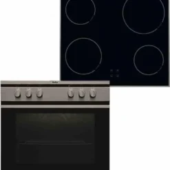 Amica - EHC 12716-2 E - Einbau-Herdset - Glaskeramik-Kochfeld - Edelstahl