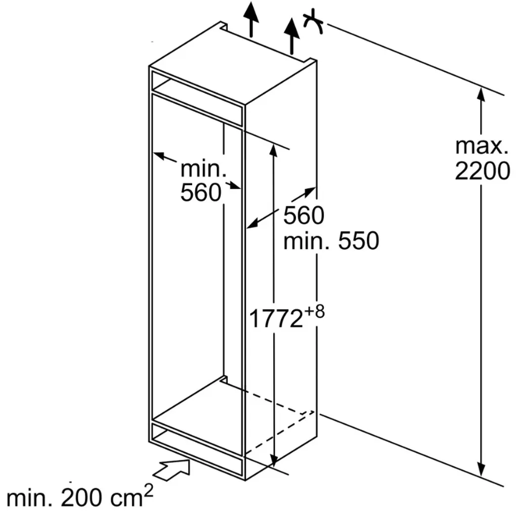 Bosch KIV865SF0 Einbau Kühl - Gefrierkombination, Schlepptür, 9 Bosch KIV865SF0 Einbau Kühl - Gefrierkombination, Schlepptür, - Image 7