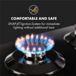 Klarstein Gasherd Einbau-Gaskochfeld - Sabaf-Brenner - Gaskochfeld Für Propan/Erdgas - Gasherd Kochfeld Einbau Gasherd - Glaskeramik - 2-Flammig - 30cm - Schwarz Einbau Gas Kochfeld Gasherd 2 Platten Kochfelder Herdplatte Kochplatte Einbaukochfeld -Angebote Herd Liebe Store ef47d430fc6b01fa640c8cff0d8735cd