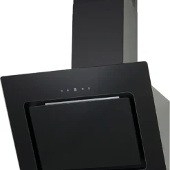 PKM Dunstabzugshaube Mit Randabsaugung Kopffreihaube S7-60ABTH Glas Schwarz 60cm