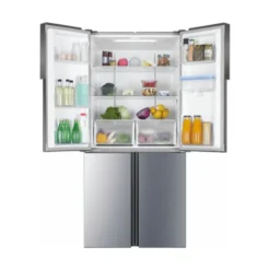 Haier Kühl-Gefrierkombination 466L FrenchDoor NoFrost Edelstahl 320kWh RTG684WHJ
