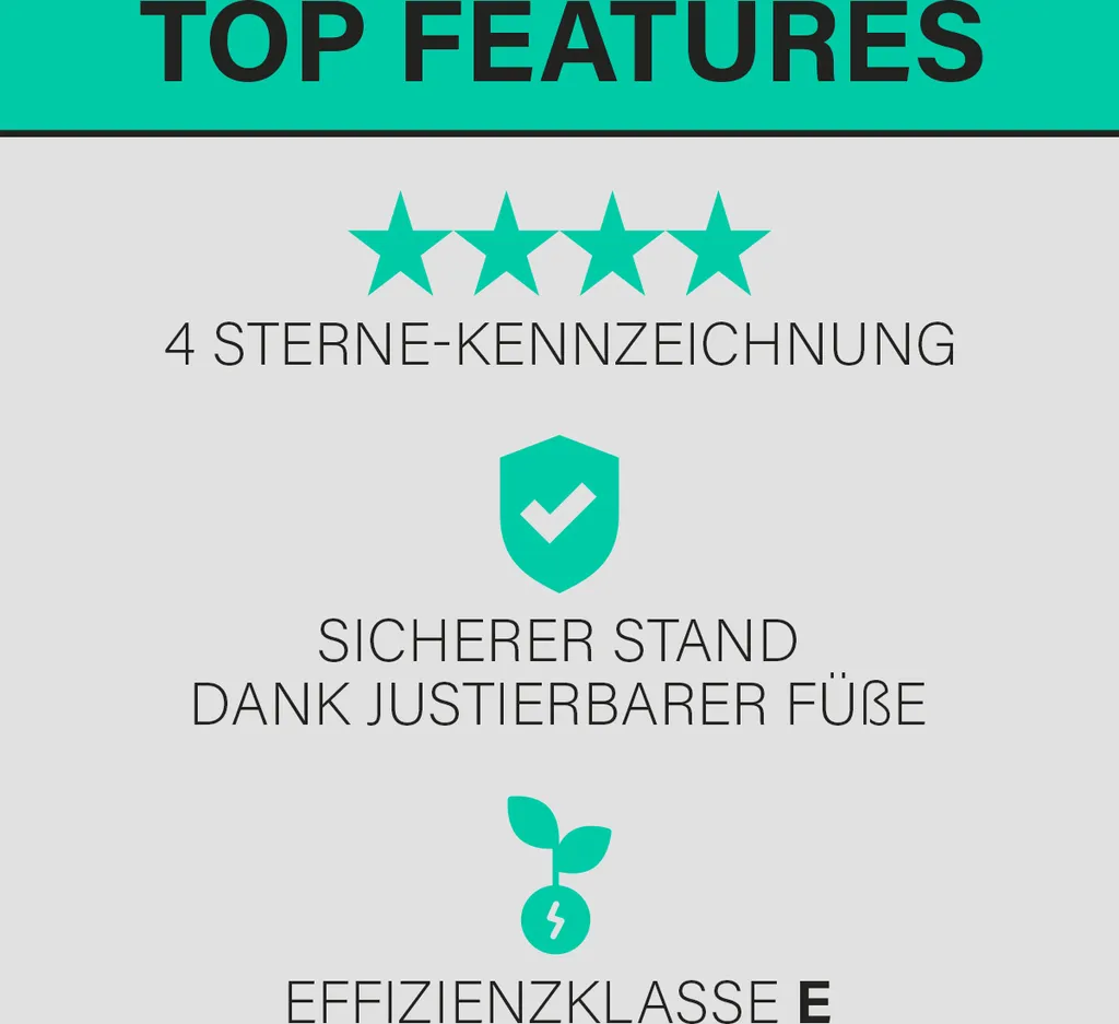 Bomann® Gefrierschrank 70L, Tiefkühlschrank Leise Mit Temperaturbereich Bis -18°C, 2 Schubladen + Gefrierfachklappe, Mit Wechselbarem Türanschlag Inkl. Eiswürfelschale - GS 195.1 6 Bomann® Gefrierschrank 70L, Tiefkühlschrank Leise Mit Temperaturbereich Bis -18°C, 2 Schubladen + Gefrierfachklappe, Mit Wechselbarem Türanschlag Inkl. Eiswürfelschale - GS 195.1 - Image 4