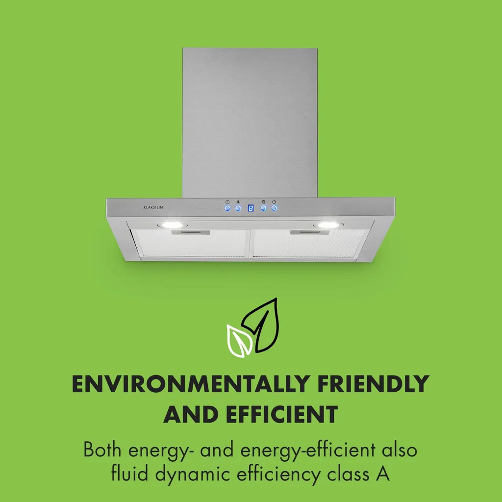 Klarstein Limelight Dunstabzugshaube 60 Cm , Wandhaube , Energieeffizienzklasse A++ , Abluftbetrieb , 600 M³/h , 3 Geschwindigkeitsstufen , Digitalanzeige , LED-Kochfeldbeleuchtung , Umrüstbar Auf Umluftbetrieb , Edelstahl Gebürstet 9 Klarstein Limelight Dunstabzugshaube 60 Cm , Wandhaube , Energieeffizienzklasse A++ , Abluftbetrieb , 600 M³/h , 3 Geschwindigkeitsstufen , Digitalanzeige , LED-Kochfeldbeleuchtung , Umrüstbar Auf Umluftbetrieb , Edelstahl Gebürstet - Image 7