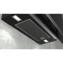 Bosch SIEMENS LC97FVW60 Dekorative Wandabsaug- Und Recyclinghaube - 394 M³/h - 57dB - 5 Geschwindigkeiten - L 90cm - Schwarz Mit Glasfinish -Angebote Herd Liebe Store f2e27fba21e5a2be04ebd4b08fc1e547