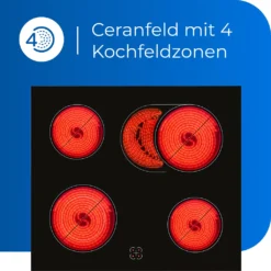 Exquisit EHE 156-2.1 UBZ-Set Einbauherd | 59 L Volumen | Glaskeramikkochfeld | Edelstahl -Angebote Herd Liebe Store f31417879e575eb46914e96d69e5c3cf