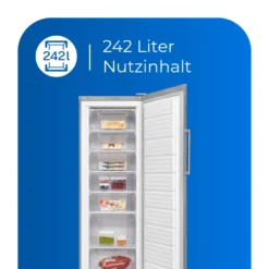 Exquisit Gefrierschrank GS280-H-040E Inoxlook | Standgerät | 242 L Volumen | Inoxlook 14 Exquisit Gefrierschrank GS280-H-040E Inoxlook | Standgerät | 242 L Volumen | Inoxlook -Angebote Herd Liebe Store f322896621df2448e0ed927c059bb433