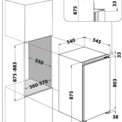Whirlpool Bauknecht KSI 9GF2 Kühlschränke - Weiß 13 Whirlpool Bauknecht KSI 9GF2 Kühlschränke - Weiß -Angebote Herd Liebe Store f49ee01b37c47cc78e44f283f523558c