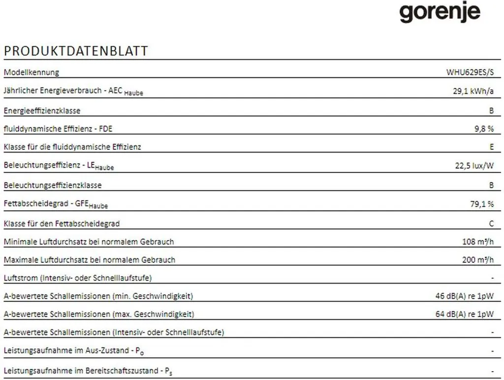 Gorenje WHU629ES/S Unterbauhauben - Silber 5 Gorenje WHU629ES/S Unterbauhauben - Silber - Image 3