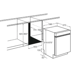 AEG - FEB52620ZM - Integrierbarer Geschirrspüler - Edelstahl -Angebote Herd Liebe Store f4f27f4f260a98e5bd6e32c17fcc91ea
