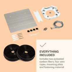 Klarstein Futurelight Smart Inselabzugshaube , Umluft 420m³/h , LED Beleuchtung , 3 Leistungsstufen ,Steuerbar Via WiFi Und Klarstein App Experience , Edelstahl -Angebote Herd Liebe Store f6bb938137fda0c28192393f2f7b4f7f