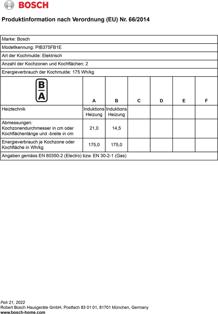 Bosch Serie 6 PIB375FB1E Elektro-Kochfelder - Schwarz 10 Bosch Serie 6 PIB375FB1E Elektro-Kochfelder - Schwarz - Image 8
