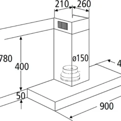 PKM Dunstabzugshaube Wandhaube Wandesse Wandmontage 9004W Edelstahl 90 Cm -Angebote Herd Liebe Store f822264fa776ad2495f77676f7b6ec26
