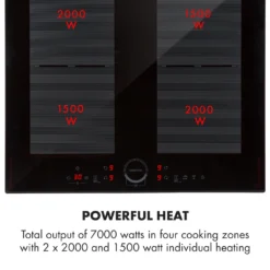 Delicatessa 60 Einbaukochfeld Induktion 4 Zonen 7000W Glaskeramik -Angebote Herd Liebe Store f9e7ed000f832821d3b8941b9e2b8a17