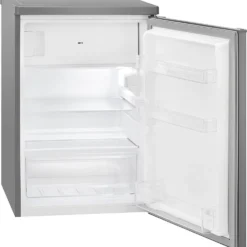 Bomann Kühlschrank Mit Gefrierfach Freistehend (109L) Leise Mit Kühl- Und Gefrierfach, Stand-Kühlschrank Mit Gefrierfach, Kühlkombination Fridge Mit LED Beleuchtung, KS 7248 Inox -Angebote Herd Liebe Store faea4dd4b9af07a878c1510a528e09b5