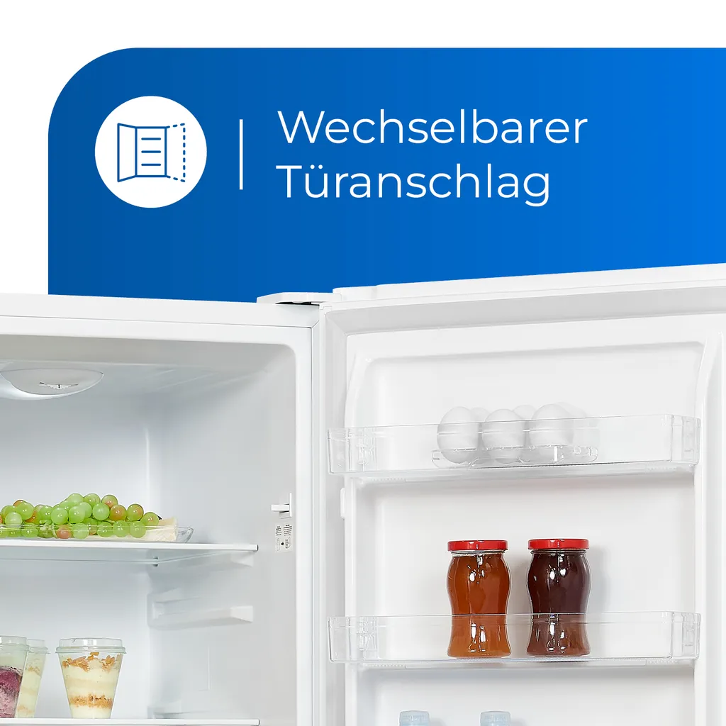 Exquisit Kühl- Und Gefrierkombination KGC231-60-010E Weiss | Standgerät | 175 L Volumen | Weiß 5 Exquisit Kühl- Und Gefrierkombination KGC231-60-010E Weiss | Standgerät | 175 L Volumen | Weiß – Bild 3