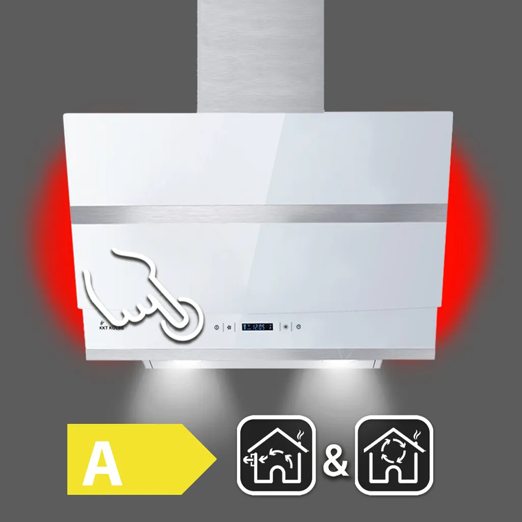 Dunstabzugshaube 60cm HERMES607WM RGBW Ambientebeleuchtung 15 Dunstabzugshaube 60cm HERMES607WM RGBW Ambientebeleuchtung - Image 13