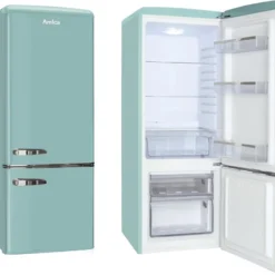 Amica KGCR 384 150 T Kühl-/Gefrierkombination Retro LED-Innenbeleuchtung -Angebote Herd Liebe Store fc979348ab74ed66a79f2deb680e941c